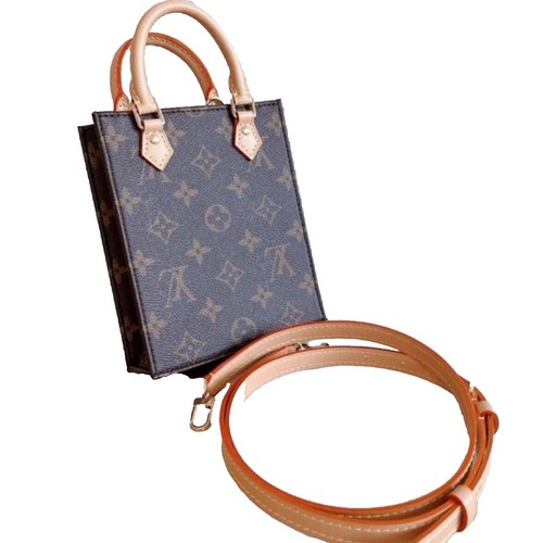 LOUIS VUITTON LV Cup Sac Marine Shoulder Bag PVC Leather Blue