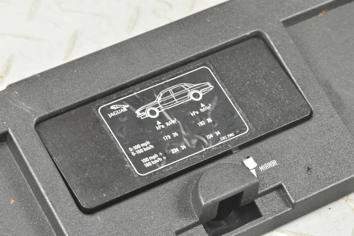 JAGUAR XJ6 XJ12 XJR XJ40 GLOVE BOX VANITY TRAY MIRROR LID