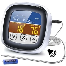 Leepenk 2025 New Upgrade Digital Talking Meat Thermometer with Clear Voice Br...