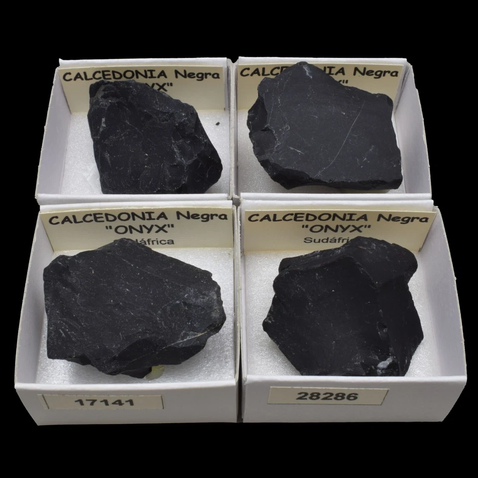 CALCEDONIA NEGRA "ONYX" (Sudafrica) "ver disponibles" / Black chalcedony