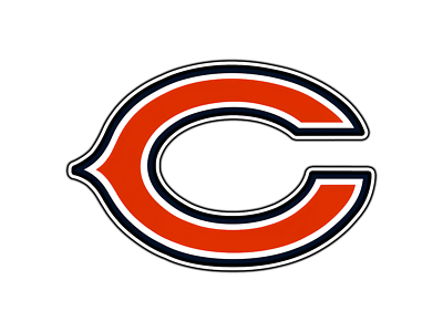 Wincraft NFL Chicago Bears Lot de 3 autocollants multi-usage pour fan Couleurs de l'équipe Taille unique