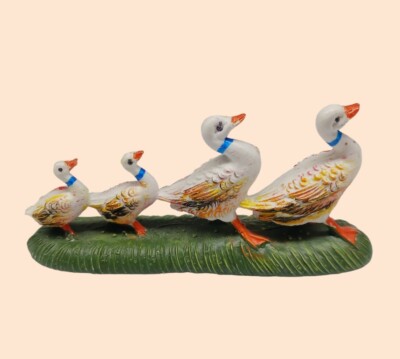 PF Pellegrini Vintage Goose Duck Family Marked Italy 