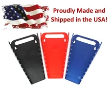 Plastic Portable 10-Tool Wrench Gripper Organizer Tray Holder