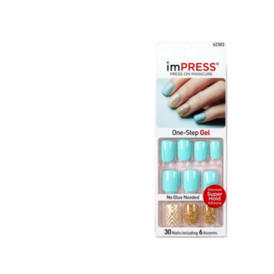 imPRESS Gel & Reg Press-on Manicure Nails 24 & 30 Nail W/accents CHOOSE Style 