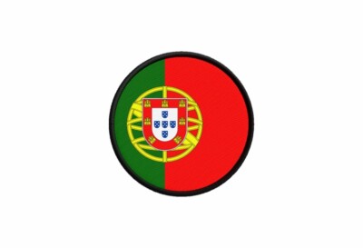 U24 Aufnäher Portugal – Gestickter Patch, Ca. 8x5 Cm, Zum Aufnähen Oder Aufbügeln