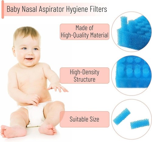 Baby Nasal Aspirator Hygiene Filters, 200 Pack, Nasal Aspirator Filters for Baby - Picture 3 of 6