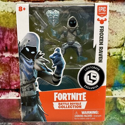 Exclusive FORTNITE Frozen Raven Battle Royale Collection Epic Games Ages 8+ NEW!