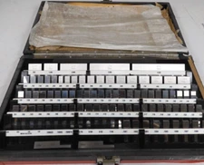 Starrett Webber - RS81A1 - Steel, English, Gr. 0 Gage Block Set - 83 pcs - PU33