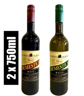 Wein Rot trocken Demestica Greek ACHAIA CLAUSS Rot 2x750ml Wine red dry 12%Vol