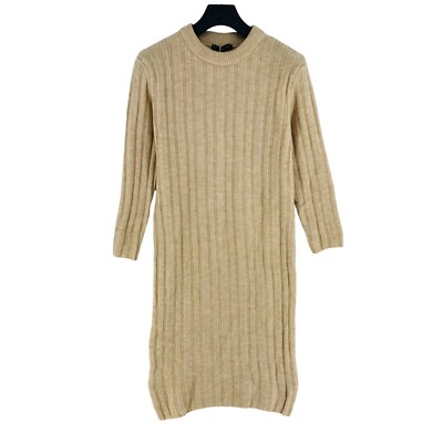 light brown jumper dress Sweater Jumper Dress main image 0