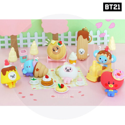 BTS BT21 Official Authentic Goods Baby Sweet Things Fgure Keyring + Tracking Num