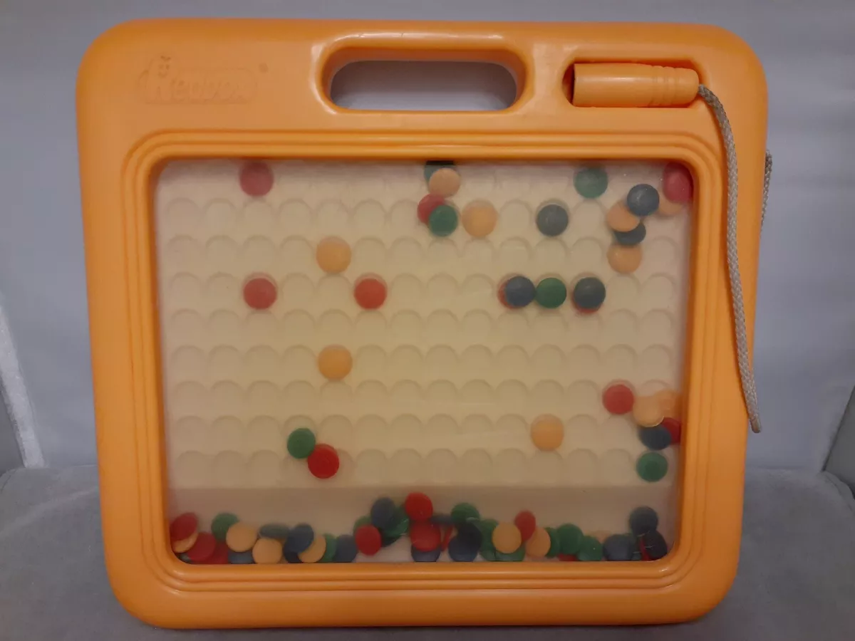 Vintage Redbox Magnetic Mosaic Set 1985 Magnetic Magic For Moving