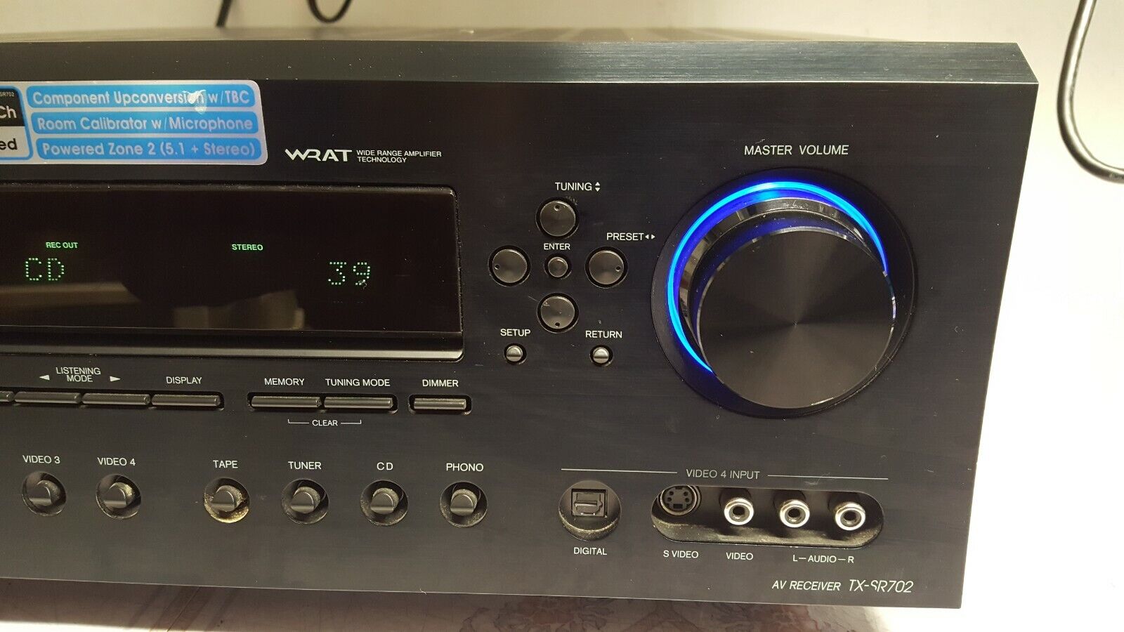 Vintage ONKYO TX SR   7.1 Ch Home Theater Surround Sound