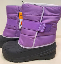 Cat  Jack Asher Thermolite Lined Winter Snow Boots in Purple Big Girls Size 3