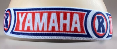 Stirnband YAMAHA Schweißband Durchmesser ca. 23 cm Made in Italy 80/90er Jahre