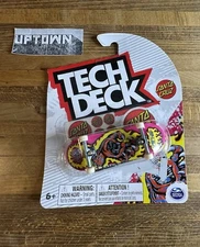 Santa Cruz Skateboards Flaming Hand Tech Deck Fingerboard  Plan B Baker