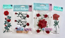 Jolee's Boutique/Rose Blooms/Red Rose/Scrapbook