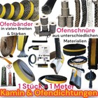 Ofenschnur 4-40 Kamindichtung Ofendichtung Meterware Dichtschnur Kamin Kordel 🔥