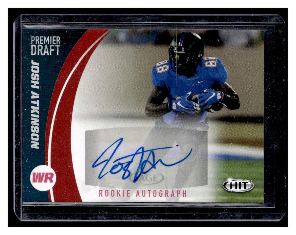 Josh Atkinson 2017 SAGE HIT AUTOGRAPH A49 AU Autographs Red Auto
