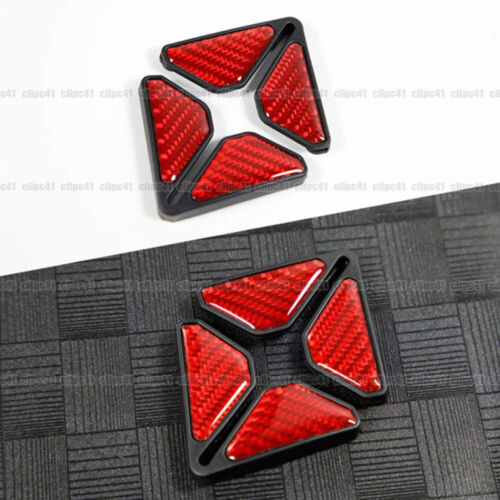 2x Red Car Door Edge Guard Pad Anti-Scratch Crash Protector Stickers Accessories - Picture 4 of 5