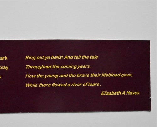 Three (3) Loughborough Carillon Tower Bookmarks. Ideal Souvenir or Gift - Picture 5 of 6