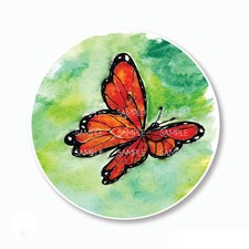 30 Monarch Butterfly Scrapbook Stickers 1.5