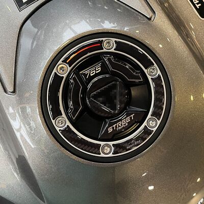 Aufkleber 3D Kompatibel Mit Triumph Street Triple 765 RS 2023 Tankdeckel
