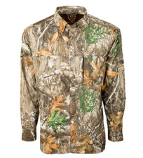 Drake - Non Typical Men's Mesh Back Flyweight L/S Shirt (Rt Edge or RT Timber)
