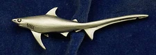 Empire Pewter Thresher Shark Pin