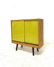 Vintage Retro Mid Century 1960s Danish Bookcase Modernist Blonde Oak Cabinet (b)