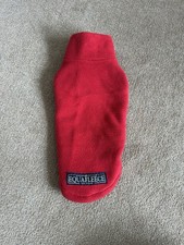 Red dachshund dachsie sausage dog equafleece 16sup polartec fleece jumper