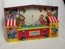 1950'S OHIO ART TIN LITHO CARNIVAL SHOOTING GALLERY For Parts Or Repair