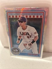 2025 Panini Stars and Stripes USA Baseball #58 Dean Curley Stars SPECKLE
