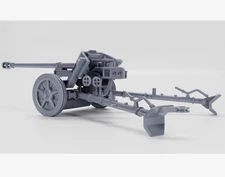 NEW 3D printing 1/72 World War II German Anti-tank gun 50mm PAK 38 model kit*