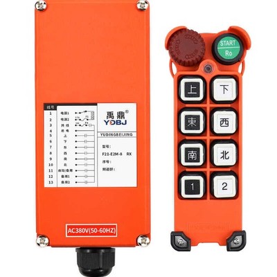 Wireless Remote Hoist Controller for F21-E2M-8 Industrial Cranes 24V-380V