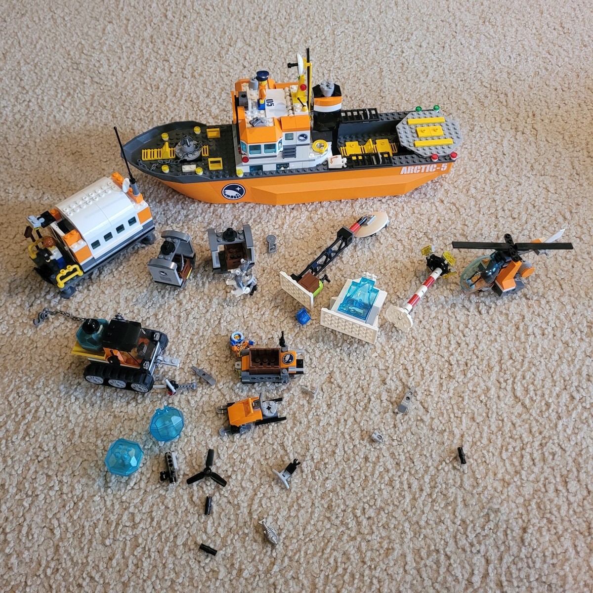 LEGO City ARCTIC ICEBREAKER #60062~INCOMPLETE READ | eBay