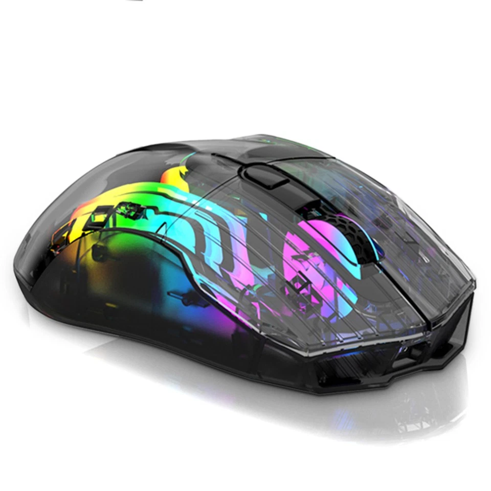 Wireless 2.4G BT5.0 Wired Tri-Mode Rechargeable Gaming Mouse 3600DPI Adjustable - Image 2 of 4