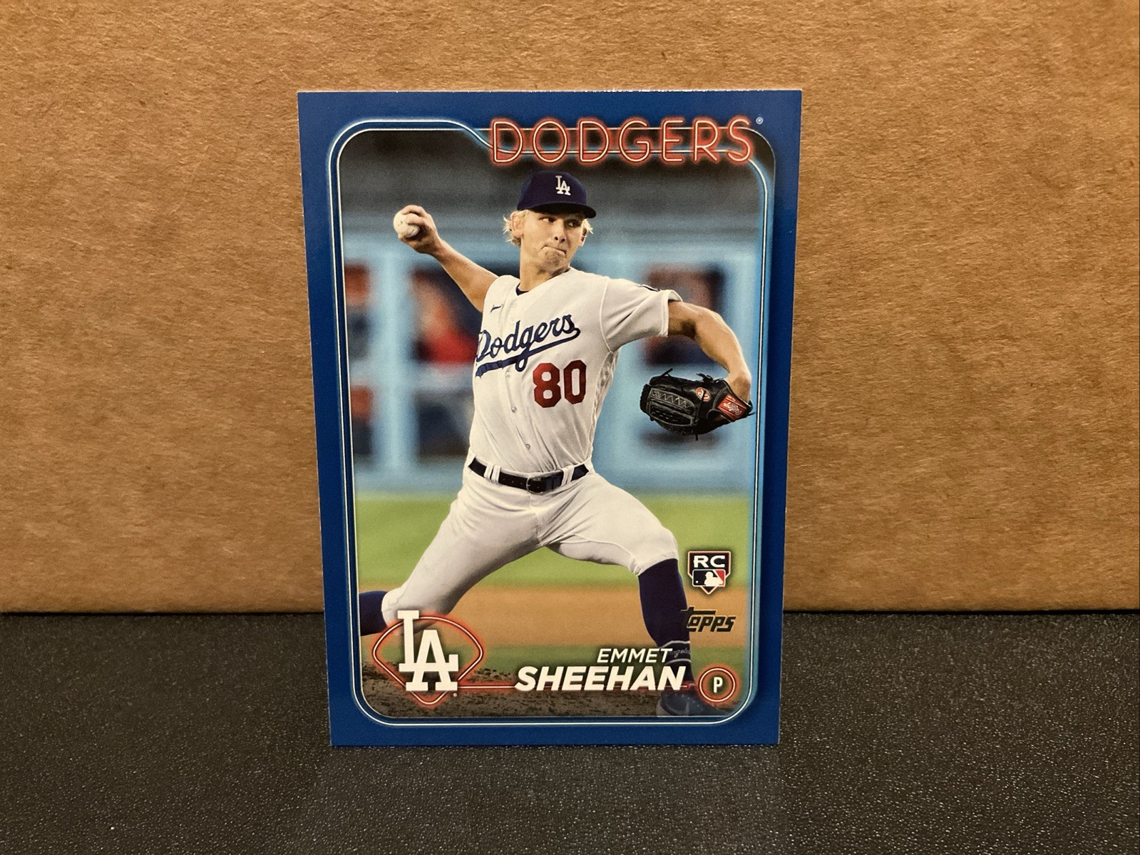 2024 Topps Series 1 - Emmet Sheehan #283 Royal Blue (RC)