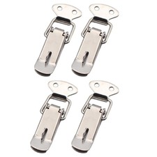 Sturdy Spring Loaded Case Box Latch Catch 4PCS Stainless Steel Latches