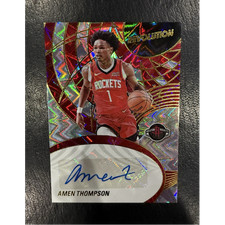 2024-25 Panini Revolution Impact Autograph Amen Thompson #AU-AMT /100 Rockets