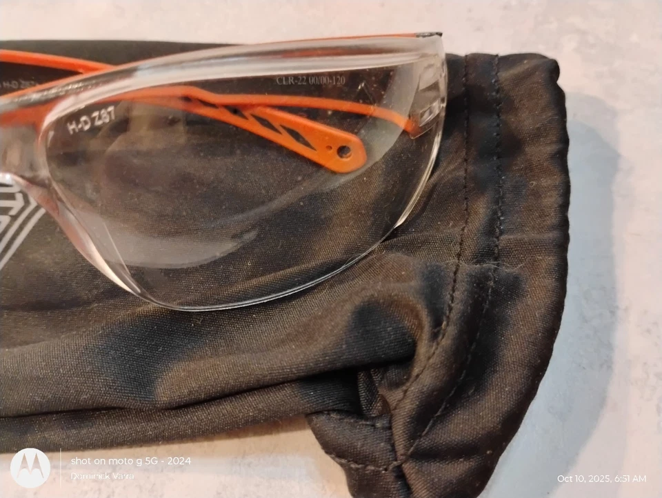 Harley Davidson Clear Safety Riding Glasses - Image 2 of 4