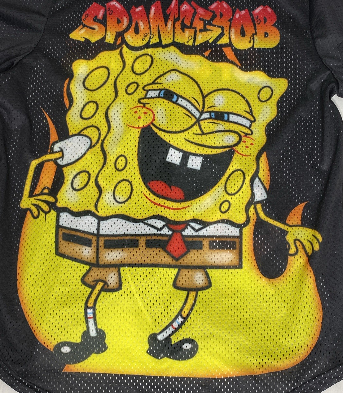 Spongebob SquarePants Baseball Button Up Style Je… - image 9