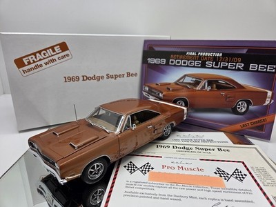DANBURY MINT 1969 DODGE SUPER BEE **RARE/FLAT TIRE/COMPLETE/READ DESCRIPTION 