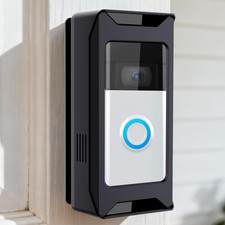 Anti-Theft Video Doorbell Mount Compatible with Ring/Blink Wireless Black