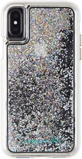 Iphone X Case - WATERFALL - Cascading Liquid Glitter - Protective Design - Apple