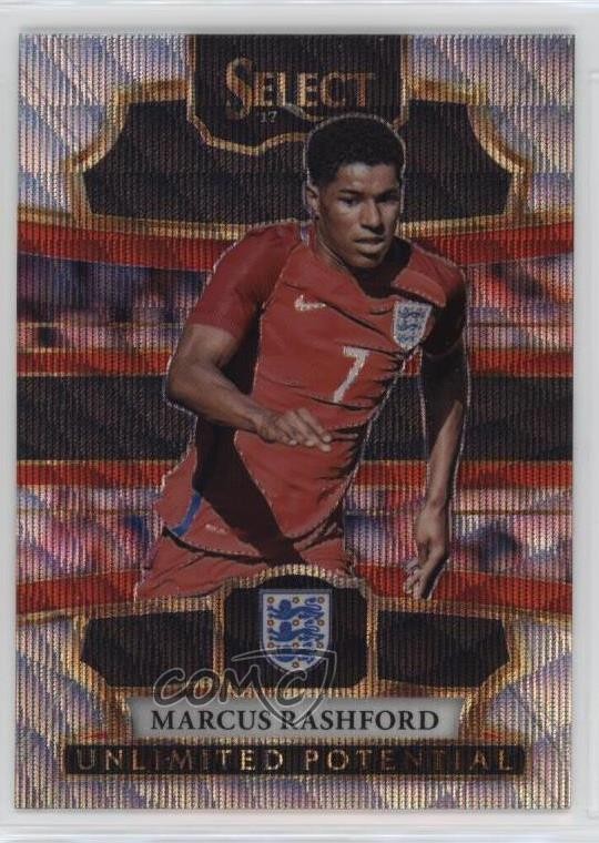 2017-18 Panini Select Unlimited Potential Marcus Rashford #UP-3 14tf