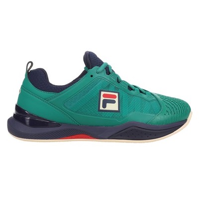 Fila Speedserve Energized Tennis  Mens Green Sneakers Athletic Shoes 1TM01898-42