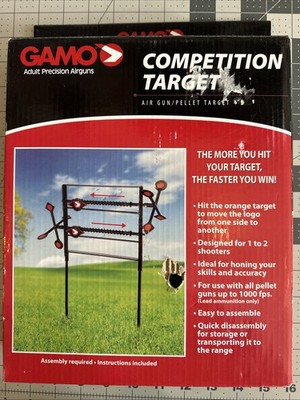 Gamo Competition Target AIRSOFT PELLET GUN PRACTICE STAND NEW Minor Box Wear 