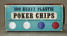 POKER CHIPS SET OF 100 CHIPS BY CRISLOID