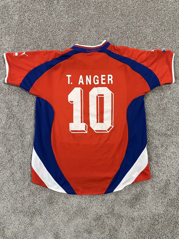 CZECH REPUBLIC 2000/2001 HOME FOOTBALL SHIRT PUMA SIZE XL AUTHENTIC  - Image 4 of 4